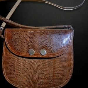 **RARE** D. BREV Lizard Skin crossbody